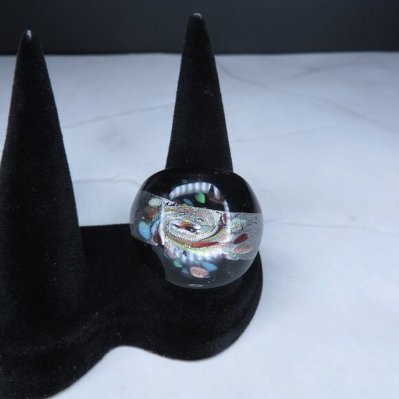 Multicolor Glass Ring - Picture 4 of 7